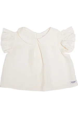 Donsje Blouse Manches Volants Mimi en Lin