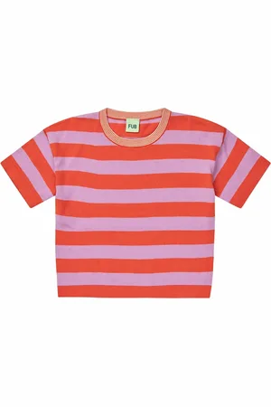 FUB T-Shirt Rayé Maille Extra Fine Coton Bio