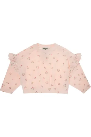 Tocoto Sweat Fleurs Volants Eponge