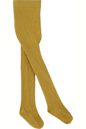 The Simple Folk Collants Coton Bio Côtelés