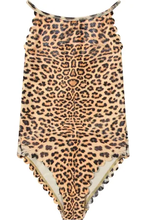 Molo Maillot de Bain Noelle Léopard Fibres Recyclées