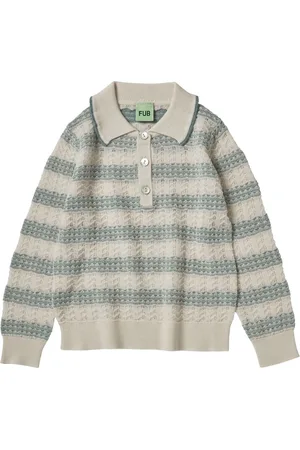 FUB Polo Pointelle Maille Extra Fine Laine Mérinos
