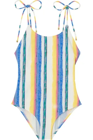 Lison Paris Maillot de Bain 1 pièce Rayé Havana