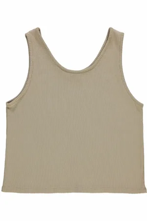 Poudre Organic Débardeur Côtelé Piment - Collection Femme
