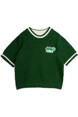 Mini Rodini Pull Lézard Manches Courtes Coton Bio
