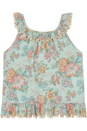 Louise Misha Top Coton Bio Fleuri Zelie