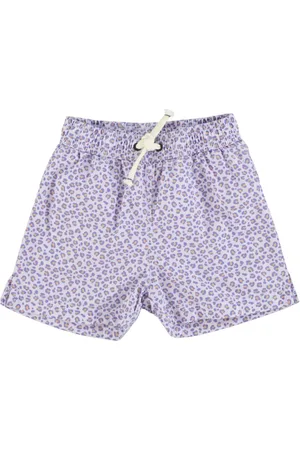 Piupiuchick Short de Bain Léopard Matière Recyclée