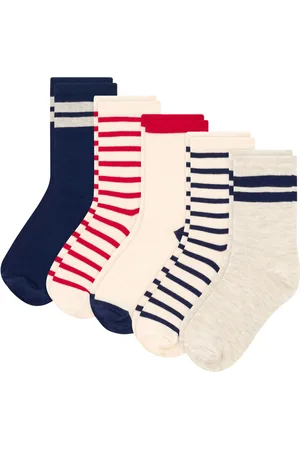Petit Bateau Lot 5 Paires de Chaussettes Rayées