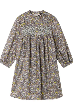 BONPOINT Robe Tamsin smockée en tissu Liberty