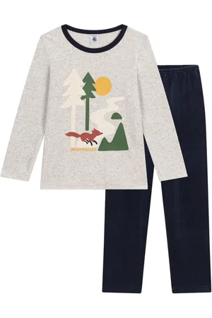 Petit Bateau Ensemble Pyjama Velours Renard