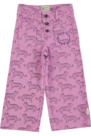 Piupiuchick Pantalon Flare Tiger Coton Bio