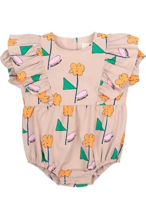 Jelly Mallow Barboteuse Fleurs Orange