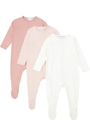 BONPOINT Set 3 Pyjamas à Pieds Coton Bio Cosima
