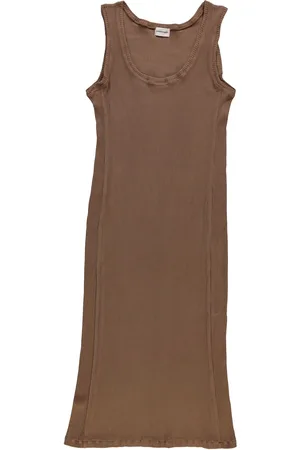 Poudre Organic Robe Côtelée Fève - Collection Femme