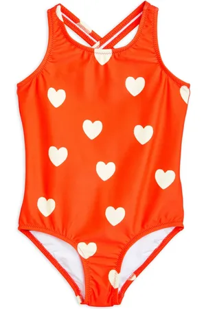 Mini Rodini Maillot de Bain Cœur Fibres Recyclées