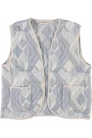 Poudre Organic Veste Sans Manches Cercis Patchwork Coton Bio - Collection Femme