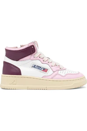 Autry Baskets Kids Medalist Mid Cuir Bicolore
