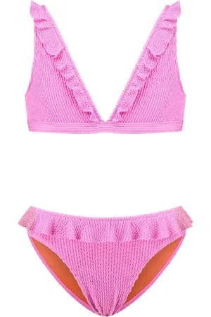 Beachlife Maillot de Bain Volants Texture