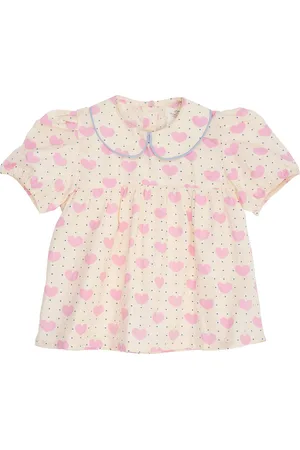 Copenhagen Colors Blouse Cœurs Pois Coton Bio