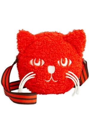 Mini Rodini Sac Bandoulière Cat Fuzzy Fibres Recyclées