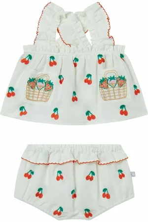 Stella McCartney Ensemble Top et Bloomer Cerises Lin
