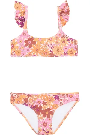 Hundred Pieces Maillot de Bain 2 Pièces volanté fleurs