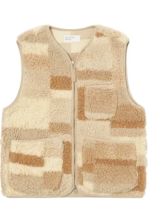 Universal Works Gilet Zippé Sans Manches Patchwork