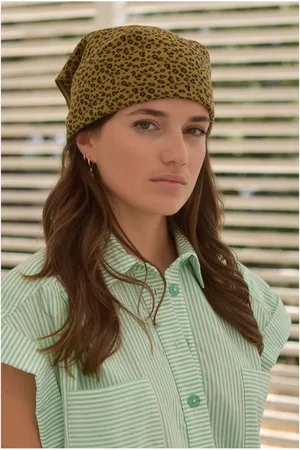 Marlot Paris Foulard Kate Mini Léopard Gaze de Coton - Collection Femme