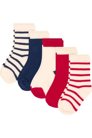 Petit Bateau Lot 5 Chaussettes Rayures Bébé