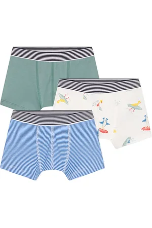 Petit Bateau Lot 3 Boxers Brice Coton Bio