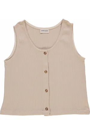 Poudre Organic Débardeur Côtelé Dille - Collection Femme