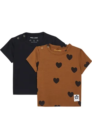 Mini Rodini Pack 2 T-shirt Cœur