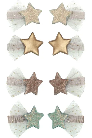 MIMI & LULA Lot 8 Mini Barrettes Ballet Star