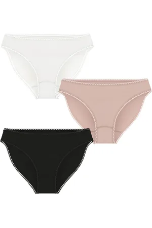 Petit Bateau Lot 3 Culottes Unies - Collection Femme