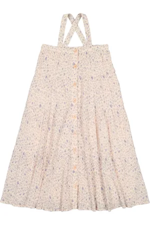 Louis Louise Robe à Bretelles Léopard Carinoux