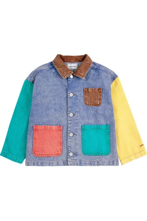 Bobo Choses Veste en Jean Colorblock Coton Bio