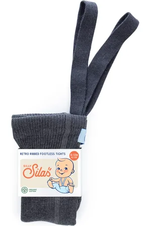 Silly Silas Collants à Bretelles Coton Bio Sans Pieds