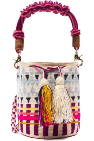 Guanabana Sac Crossbody Macramé Medium Swan