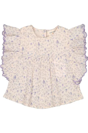 Louis Louise Blouse Crépon Léopard Jasmin