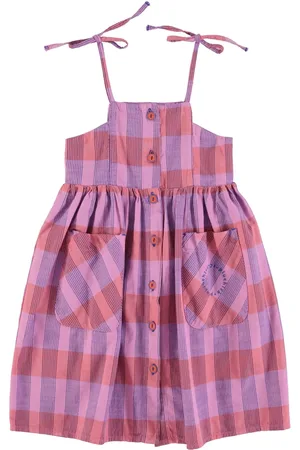 Piupiuchick Robe Carreaux Coton Bio