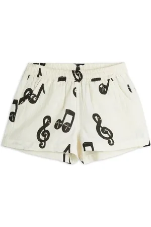 Mini Rodini Short Notes Gaze de Coton Bio