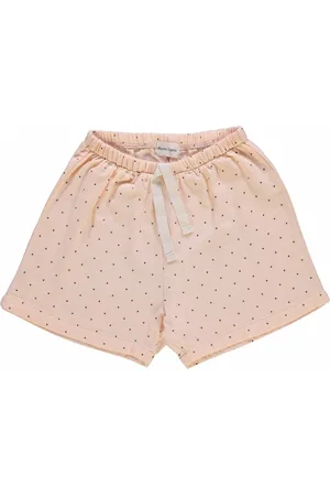 Poudre Organic Short Hortensia Pois Double Gaze de Coton Bio