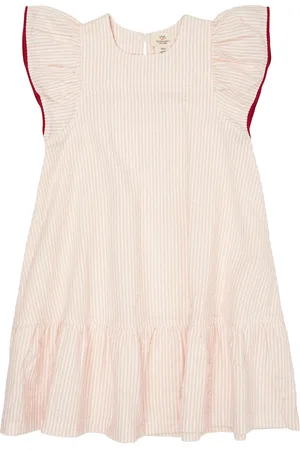 Copenhagen Colors Robe Rayures Volants Coton Bio