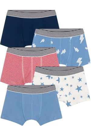 Petit Bateau Lot 5 Boxers Flash Coton Bio