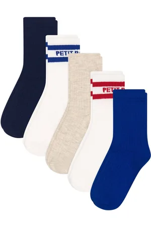 Petit Bateau Lot 5 Chaussettes Hautes Côtelé