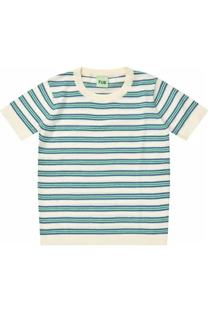 FUB T-Shirt Rayures Maille Extra Fine Coton Bio