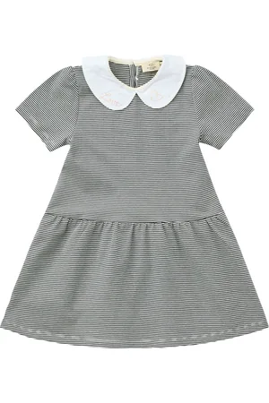 Copenhagen Colors Robe Rayures Col Claudine Coton Bio