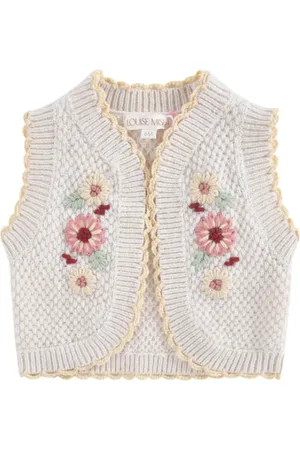 Louise Misha Gilet Sylna Maille Brodé