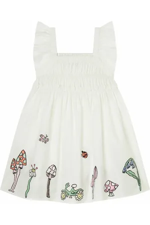 Stella McCartney Robe Foncée Fleurs