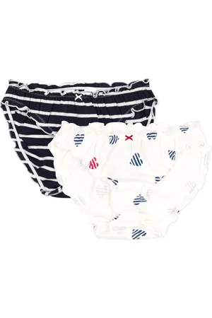 Petit Bateau Lot 2 Culottes Froufrou Coton Bio